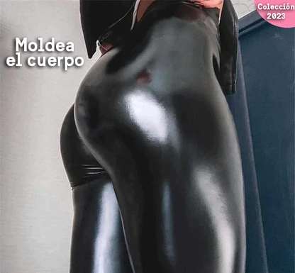 BlackTox - Pantalones de Cuero de Terciopelo