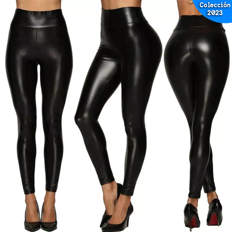 BlackTox - Pantalones de Cuero de Terciopelo