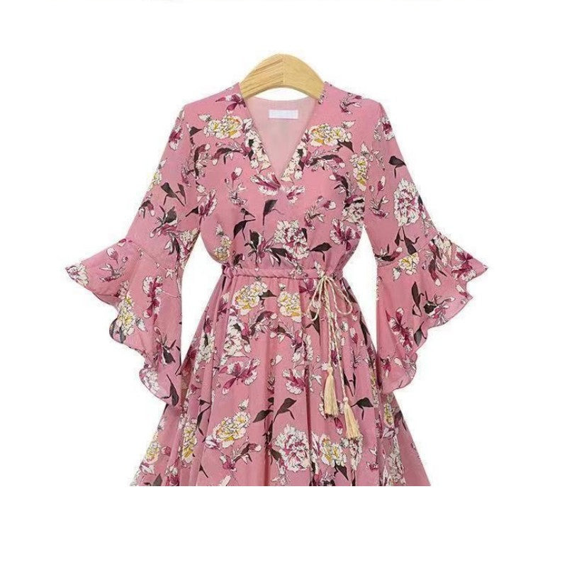 AuroraDress - Vestido Floral para Mujer