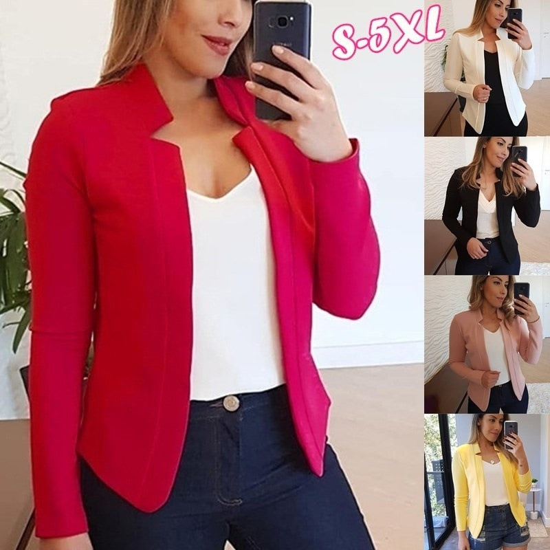 LuxMay - Blazer de Mujer de Negocios