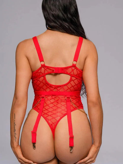 Body de Cuadros Je t'aime