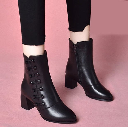 WalkSanny® - Botas Negras de Mujer Elegantes